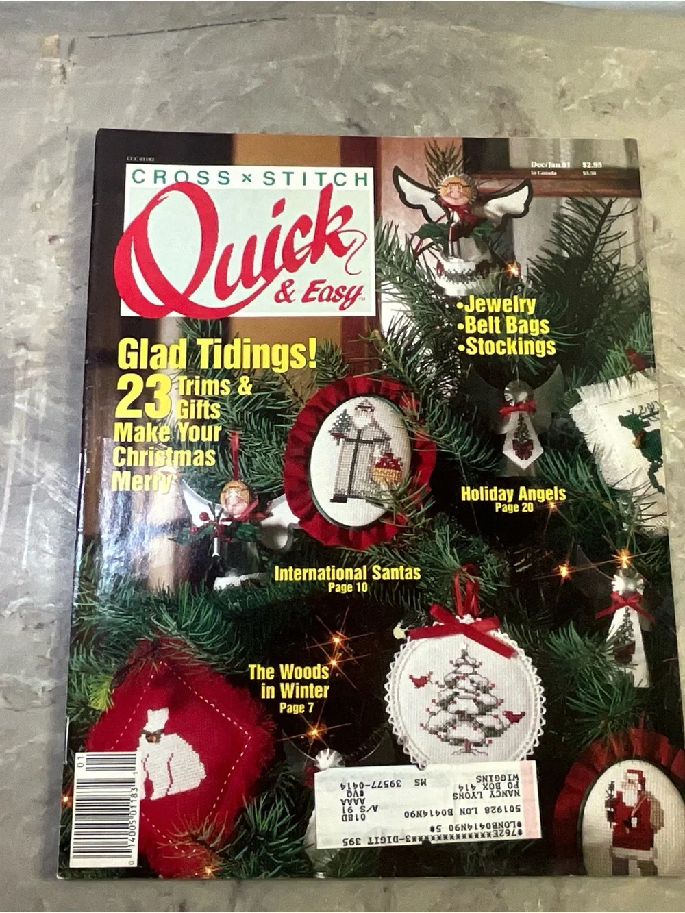 Six Quick & Easy Cross-Stitch Magazine Collection - Pink, White, Purple Covers